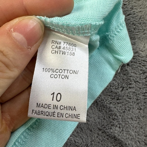 Chaser Shirt Kids 10 Girls Tank Top Rainbow Ice Cream Graphic Cotton Girly NEW - Picture 7 of 12